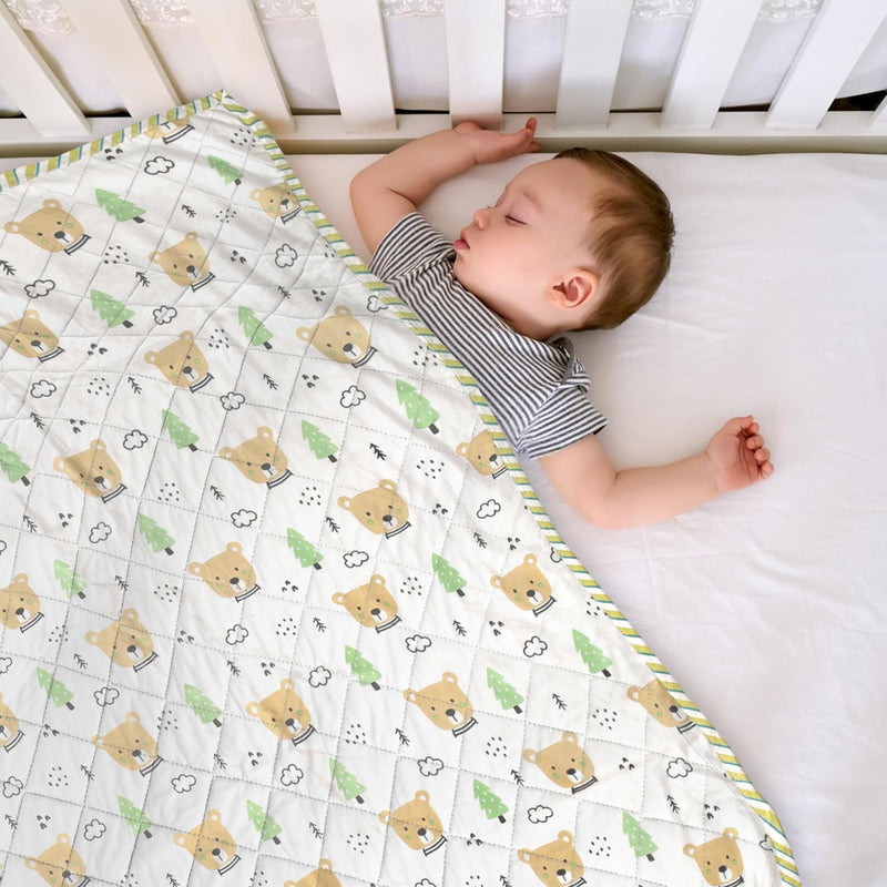 Imprimer Dreamy Bear - Printed Baby Blanket-4