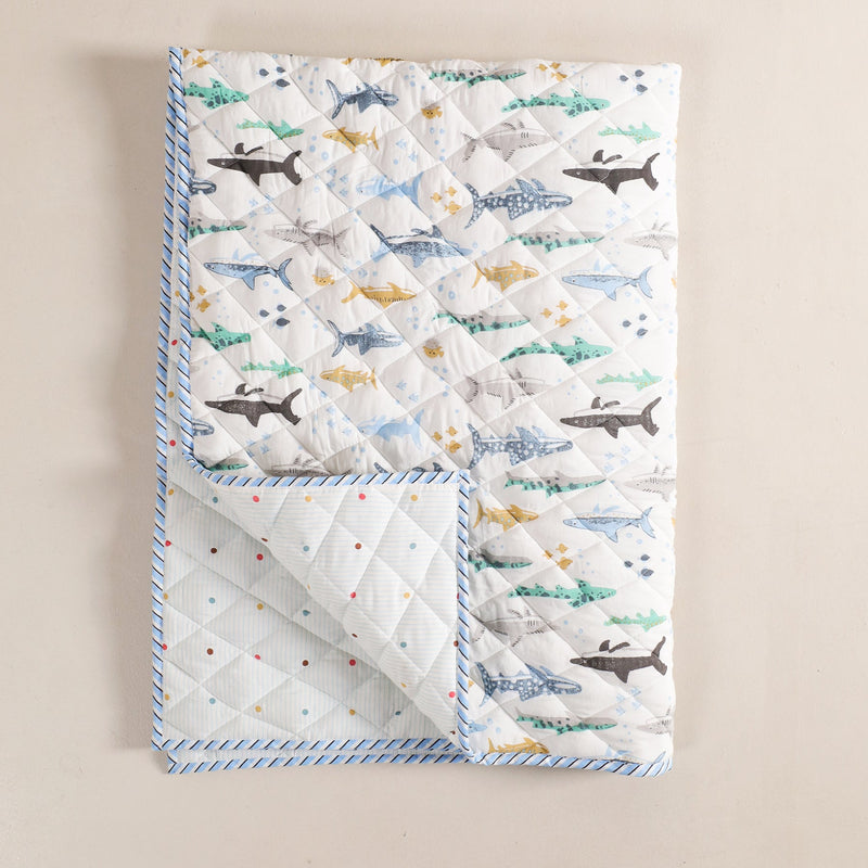 Imprimer Baby Blue Hunter - Printed Baby Blanket-7