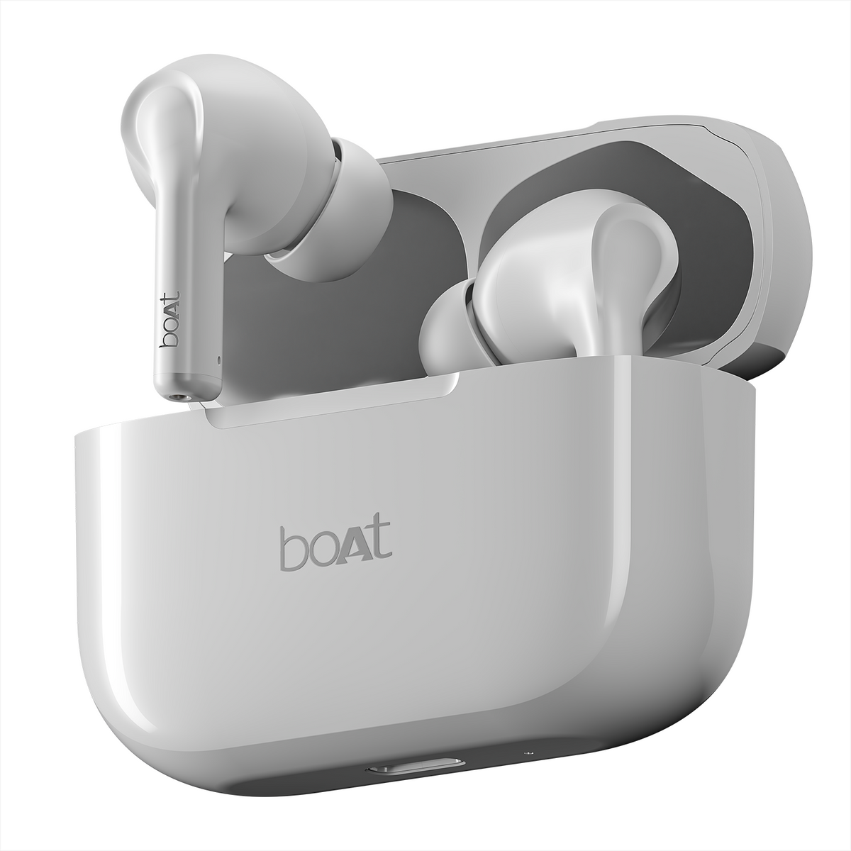 boAt Airdopes 161/163 True Wireless Earbuds with ASAP Charge, 40 Hours Playback, 13mm Drivers, IPX5, Bluetooth 5.1 (Pearl White)