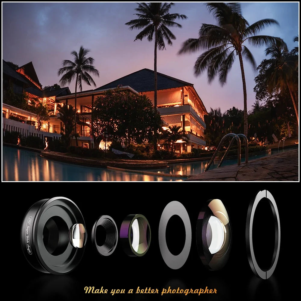 Apexel 170° HD Professional Super Wide Angle Mobile Camera Lens Best Lenses engape20 engape50 Fisheye Wide Angle - APEXEL INDIA - Mobile Lens - Mobile Camera Lens - Cellphone Accessories - Phone Lens - Smartphone Lens
