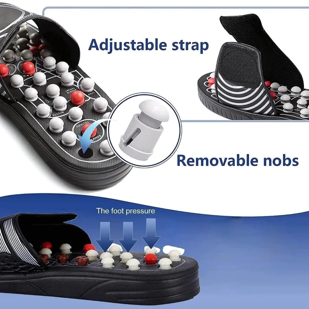 Acupressure Yoga Slippers | Yoga Paduka | Full Body Blood Circulation & Foot Massage