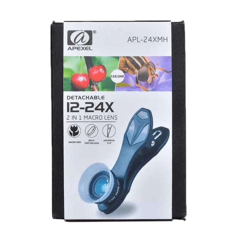 [Preorder] Apexel 2in1 12x/24x Super Macro Mobile Lens engape23 Macro - APEXEL INDIA - Mobile Lens - Mobile Camera Lens - Cellphone Accessories - Phone Lens - Smartphone Lens