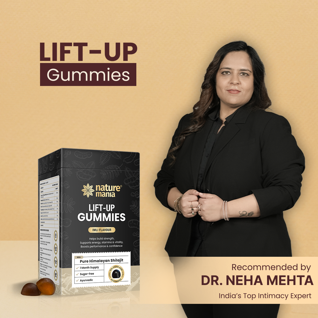Lift-Up Gummies – Power-Packed with Pure Himalayan Shilajit | Imli Flavour | 60 Gummies |