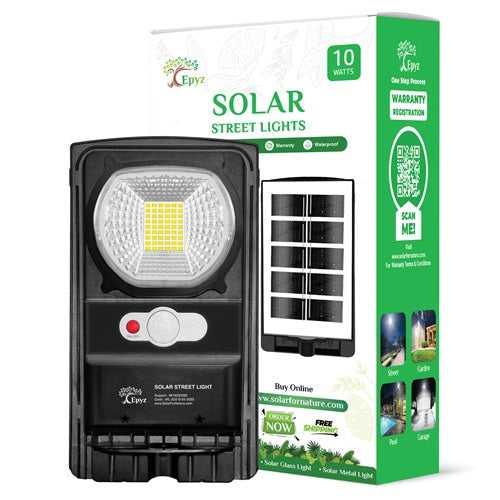 10 Watt Solar Street Light (Buy 1 Get 1 Free)