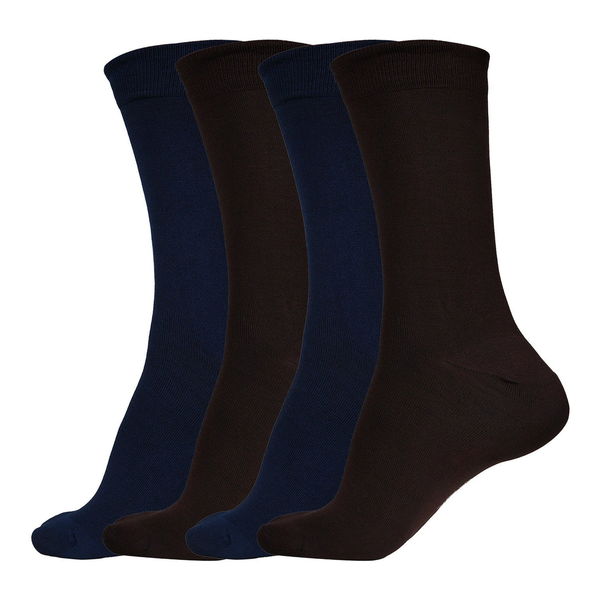 Naturefab Men's Bamboo Full Length socks Combo-5 (Pack of 4)-1