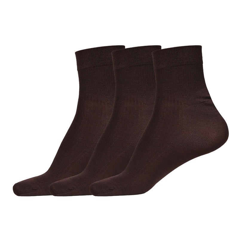 Naturefab Men's Bamboo Ankle Length socks Combo-3 (Pack of 3)-1