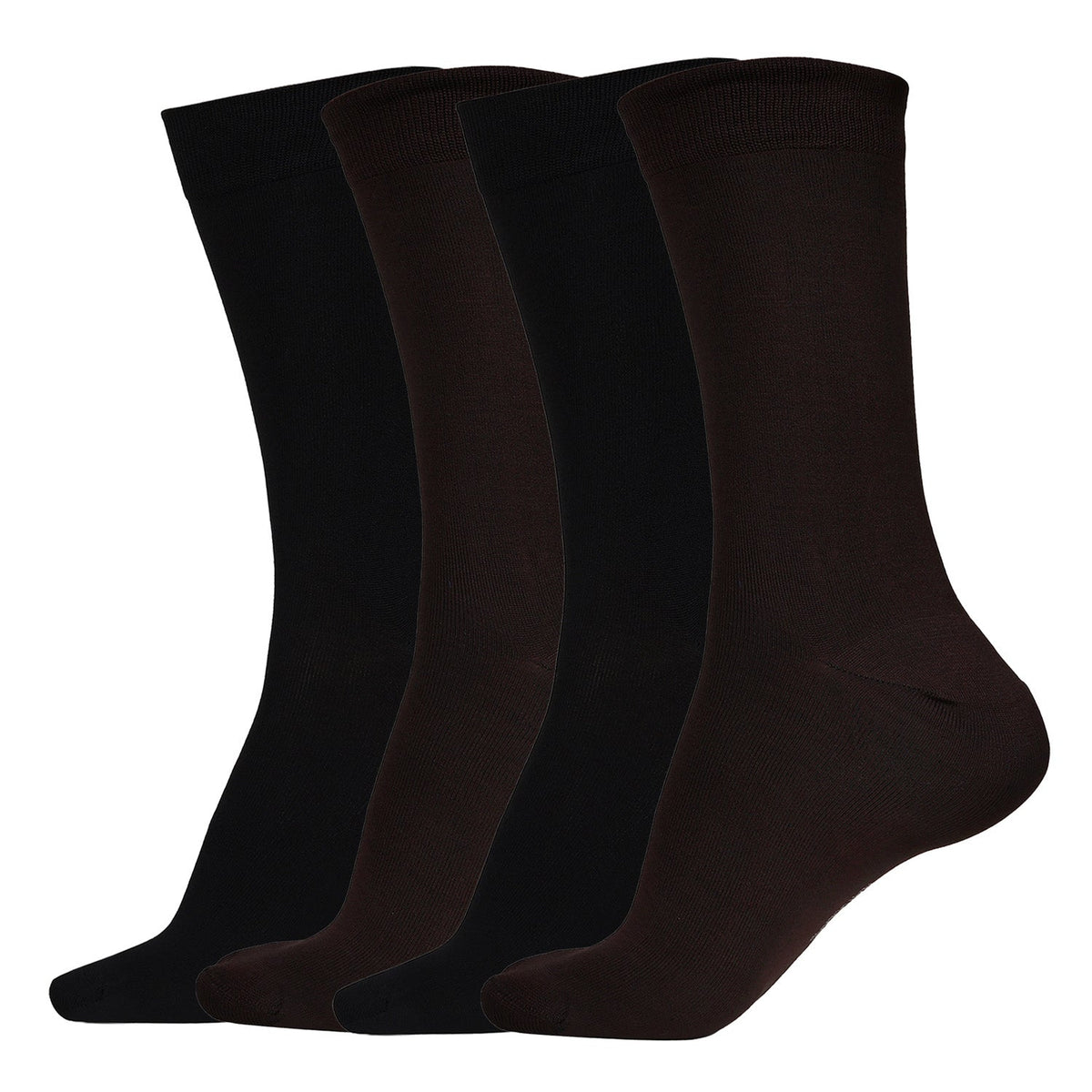 Naturefab Men's Bamboo Full Length socks Combo-2 (Pack of 4)-1