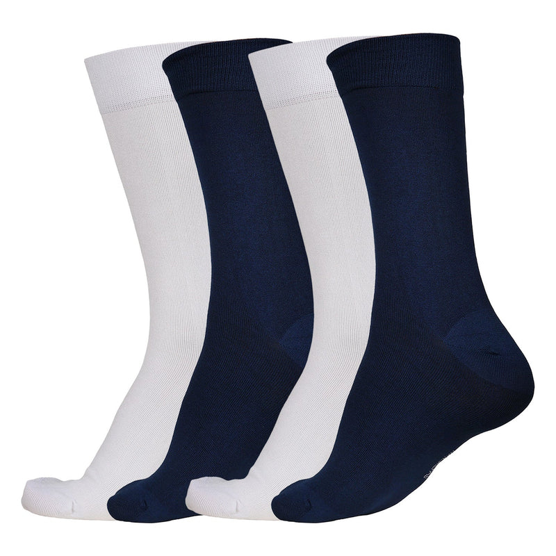 Naturefab Men's Bamboo Full Length socks Combo-7 (Pack of 4)-1