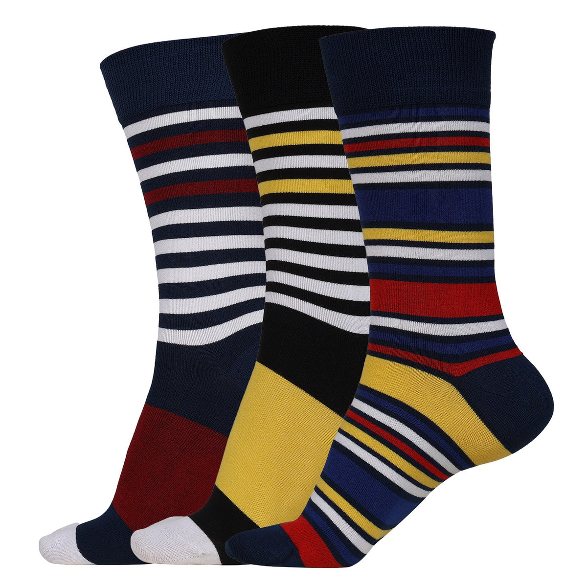 Naturefab Men's Bamboo Full Length socks Combo-18 (Pack of 3)-1