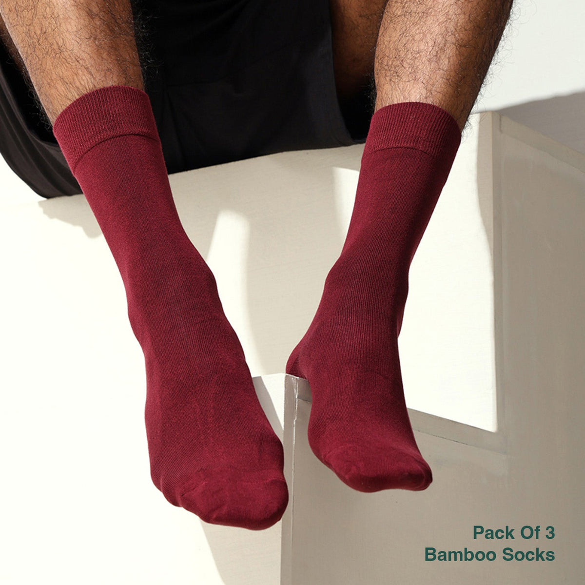 Naturefab Men's Bamboo Full Length socks Combo-6 (Pack of 3)-2
