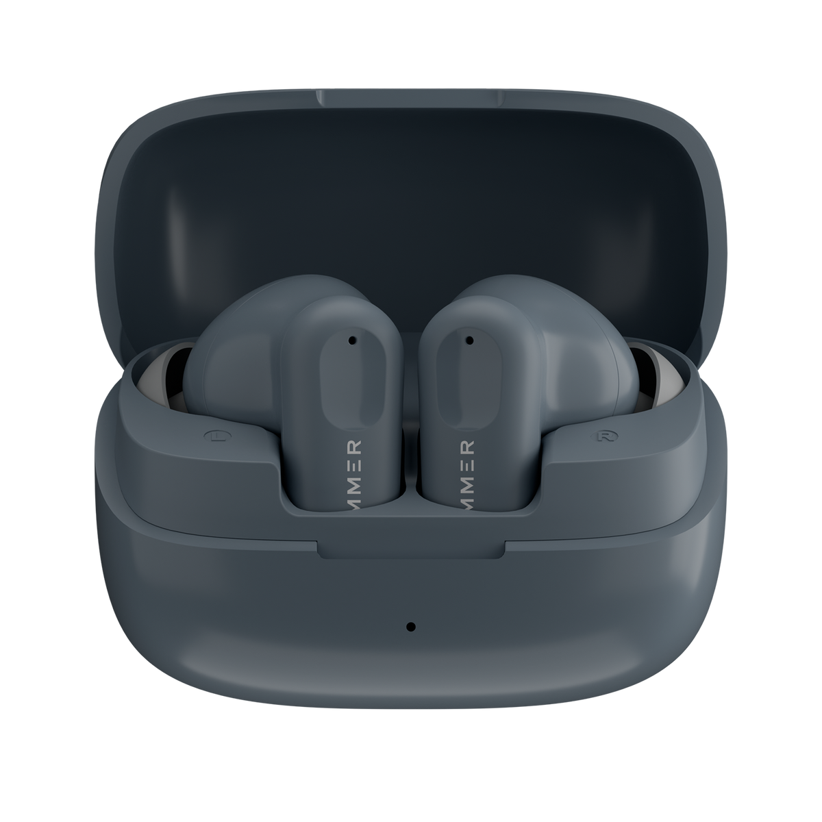 HAMMER Airflow Go Earbuds with 80H Playtime, 13mm Titanium Driver, 40ms Gaming Mode (Grey)-3