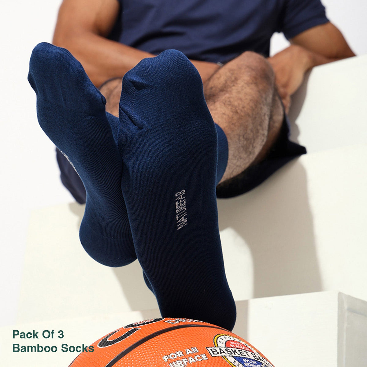 Naturefab Men's Bamboo Full Length socks Combo-2 (Pack of 3)-4