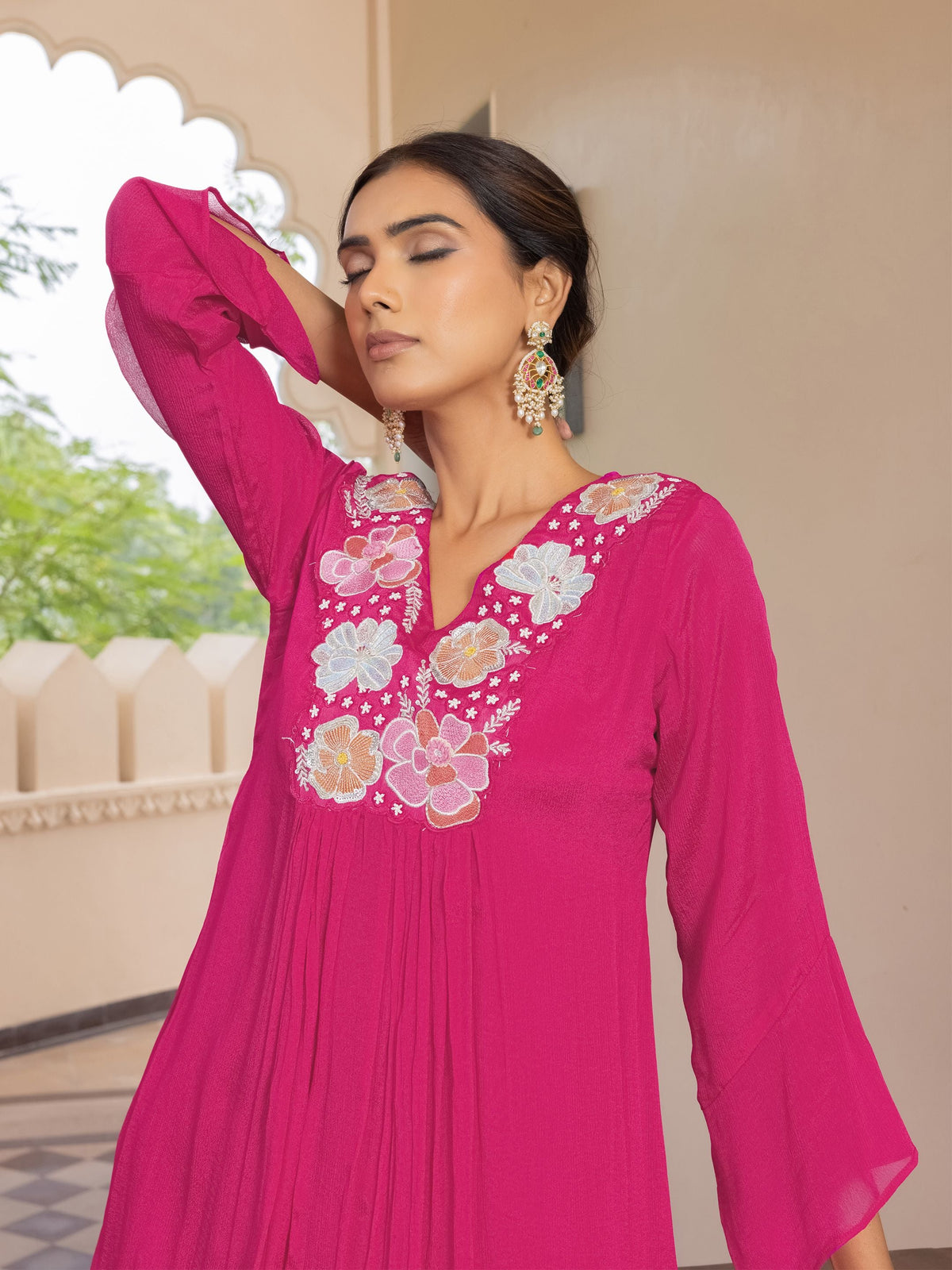 Samriddhi Chinnon Printed Co-ord Set