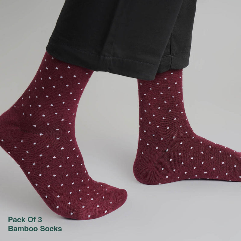 Naturefab Men's Bamboo Full Length socks Combo-16 (Pack of 3)-4