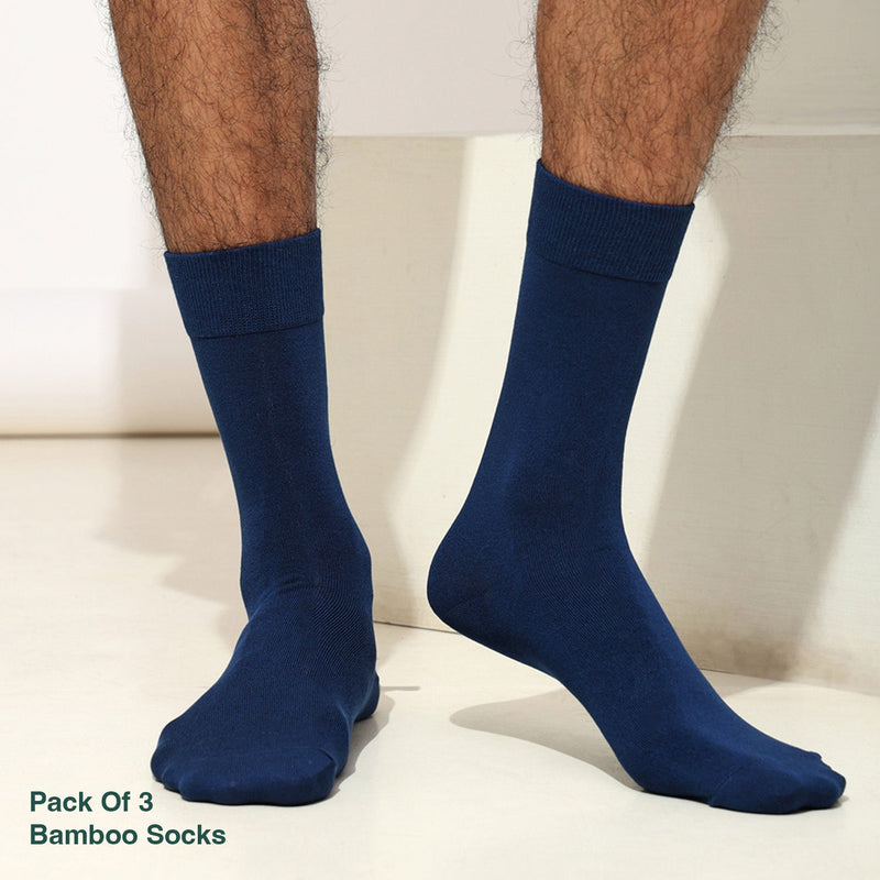 Naturefab Men's Bamboo Full Length socks Combo-14 (Pack of 3)-4