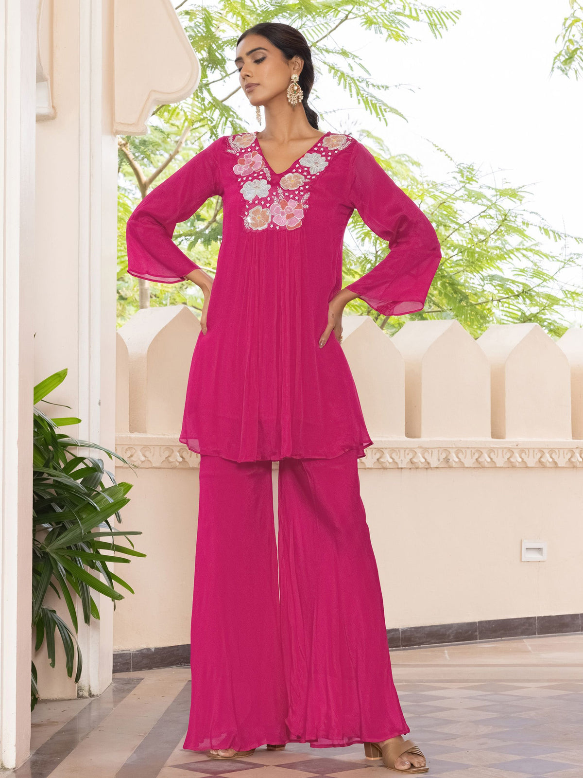 Samriddhi Chinnon Printed Co-ord Set