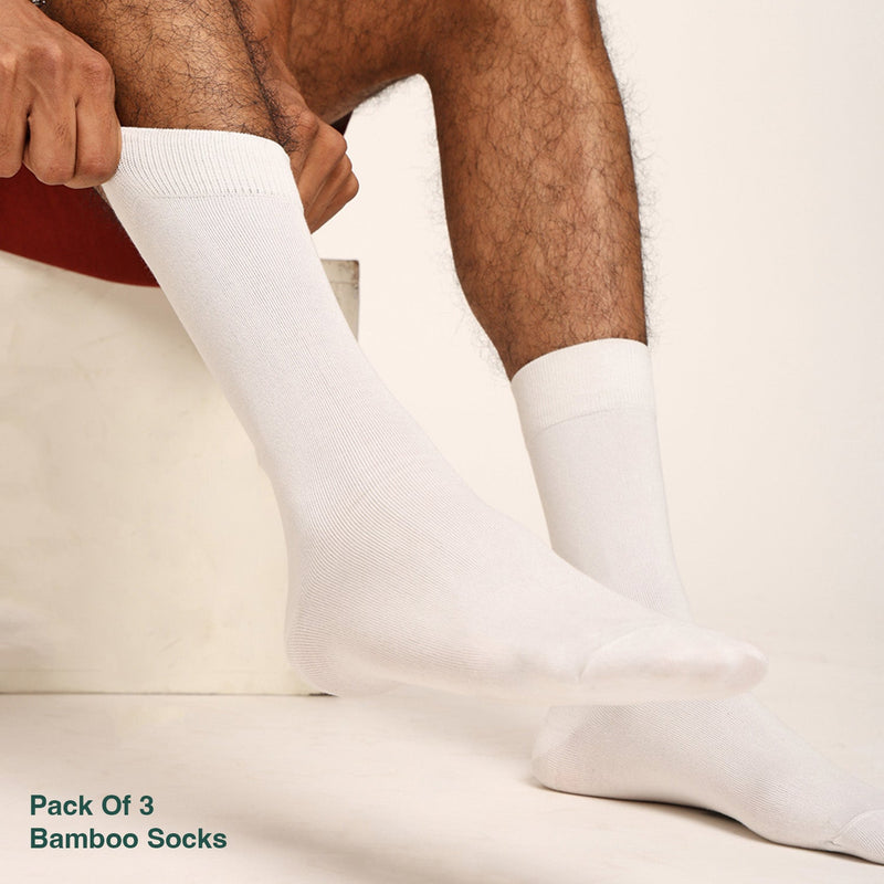 Naturefab Men's Bamboo Full Length socks Combo-8 (Pack of 3)-5