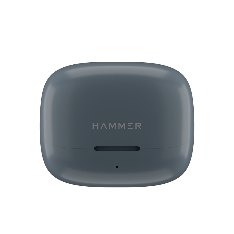 HAMMER Airflow Go Earbuds with 80H Playtime, 13mm Titanium Driver, 40ms Gaming Mode (Grey)-4