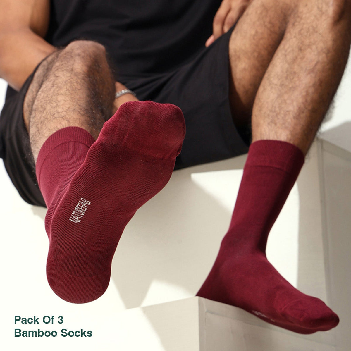 Naturefab Men's Bamboo Full Length socks Combo-13 (Pack of 3)-5