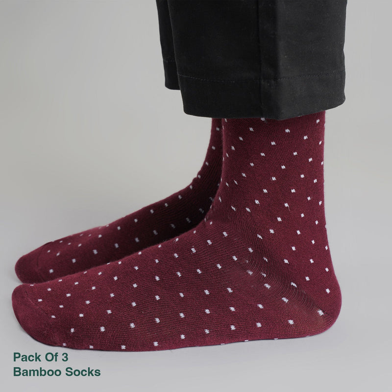 Naturefab Men's Bamboo Full Length socks Combo-7 (Pack of 3)-5