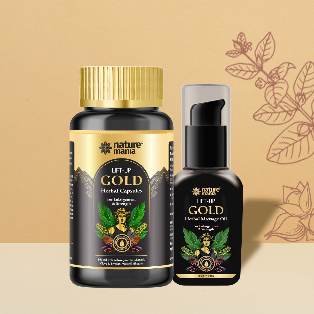 Lift-Up Gold Combo ( Oil+ Capsule) for Men
