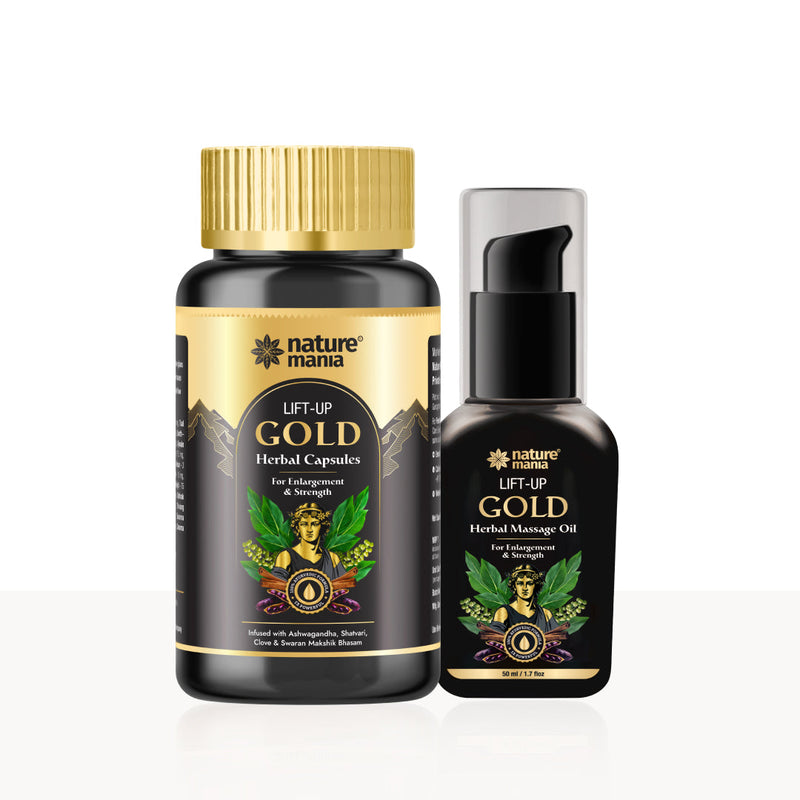Lift-Up Gold Combo ( Oil+ Capsule) for Men