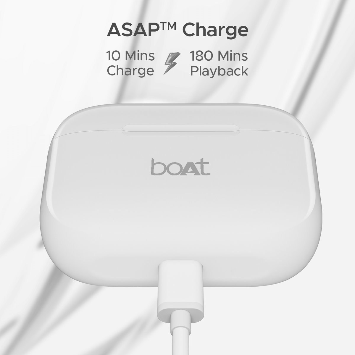 boAt Airdopes 161/163 True Wireless Earbuds with ASAP Charge, 40 Hours Playback, 13mm Drivers, IPX5, Bluetooth 5.1 (Pearl White)