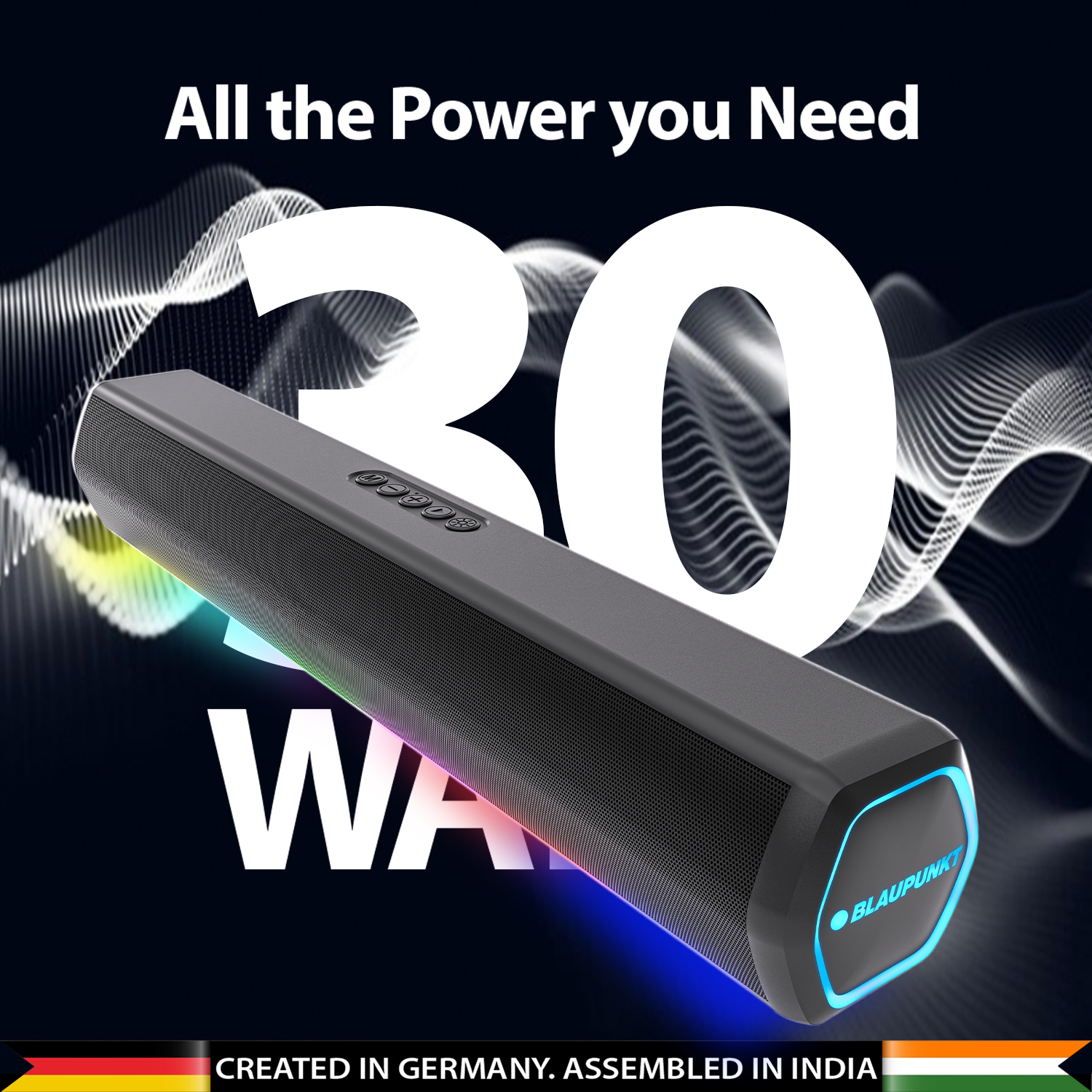 SBA20 Pro Wireless Bluetooth Soundbar with 30W (BK)-83