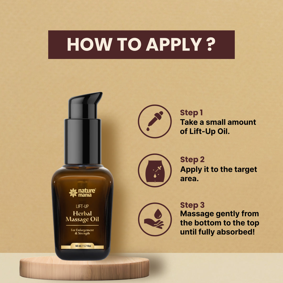 Lift-Up Massage Oil (50ML) for Men - Enjoy Better Intimacy 🥵