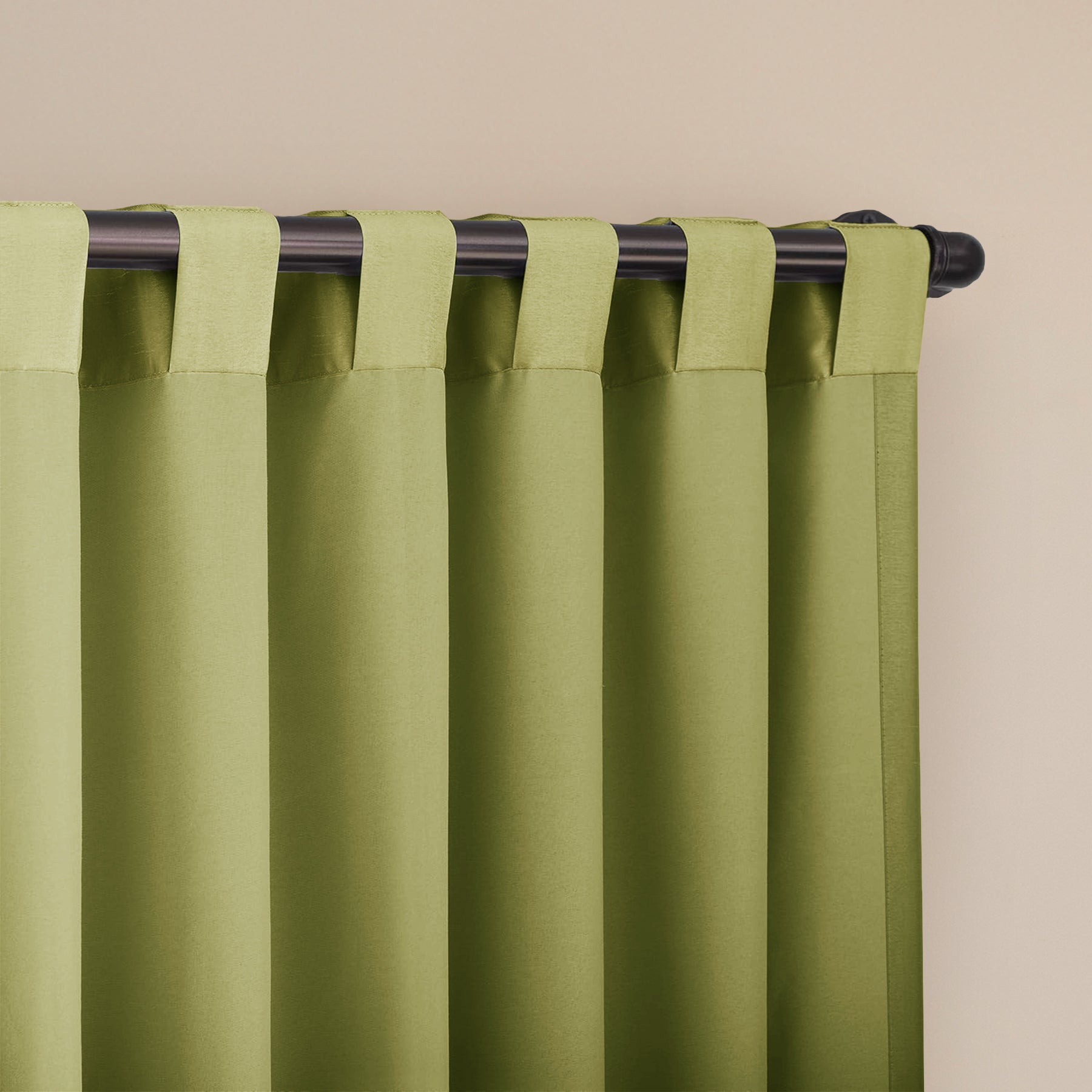 Fort Essential - Back Tab Blackout Curtain (Avacado Green)