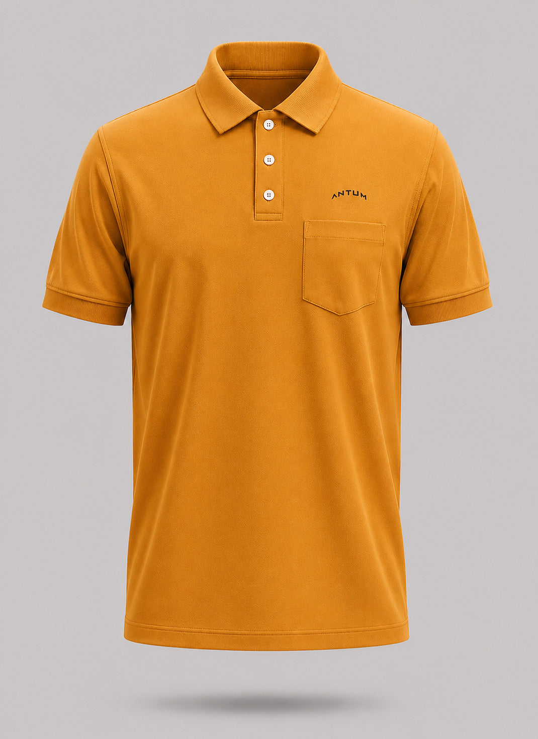 Turmeric Yellow Colour Polo T-shirt (Premium Collection)