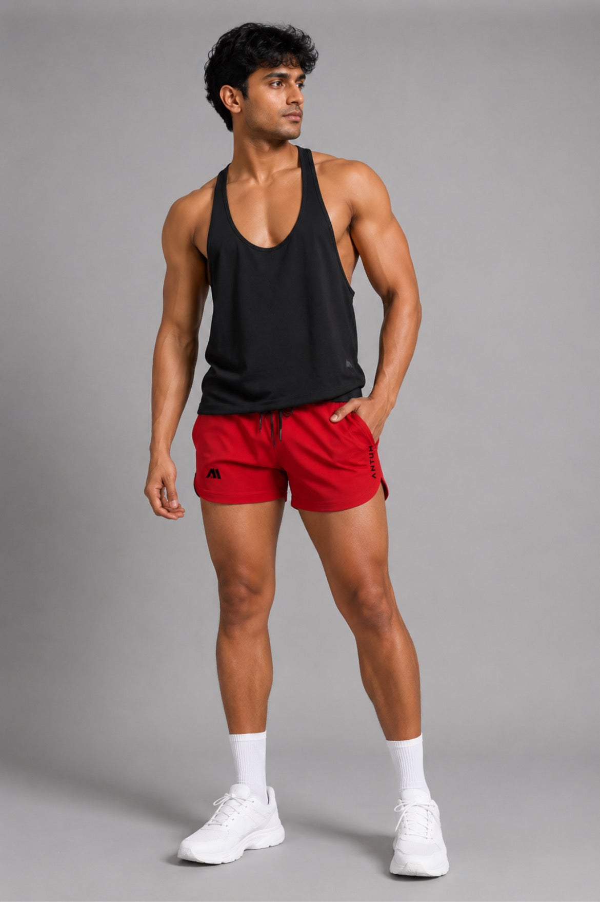 Red Dryfit Shorts
