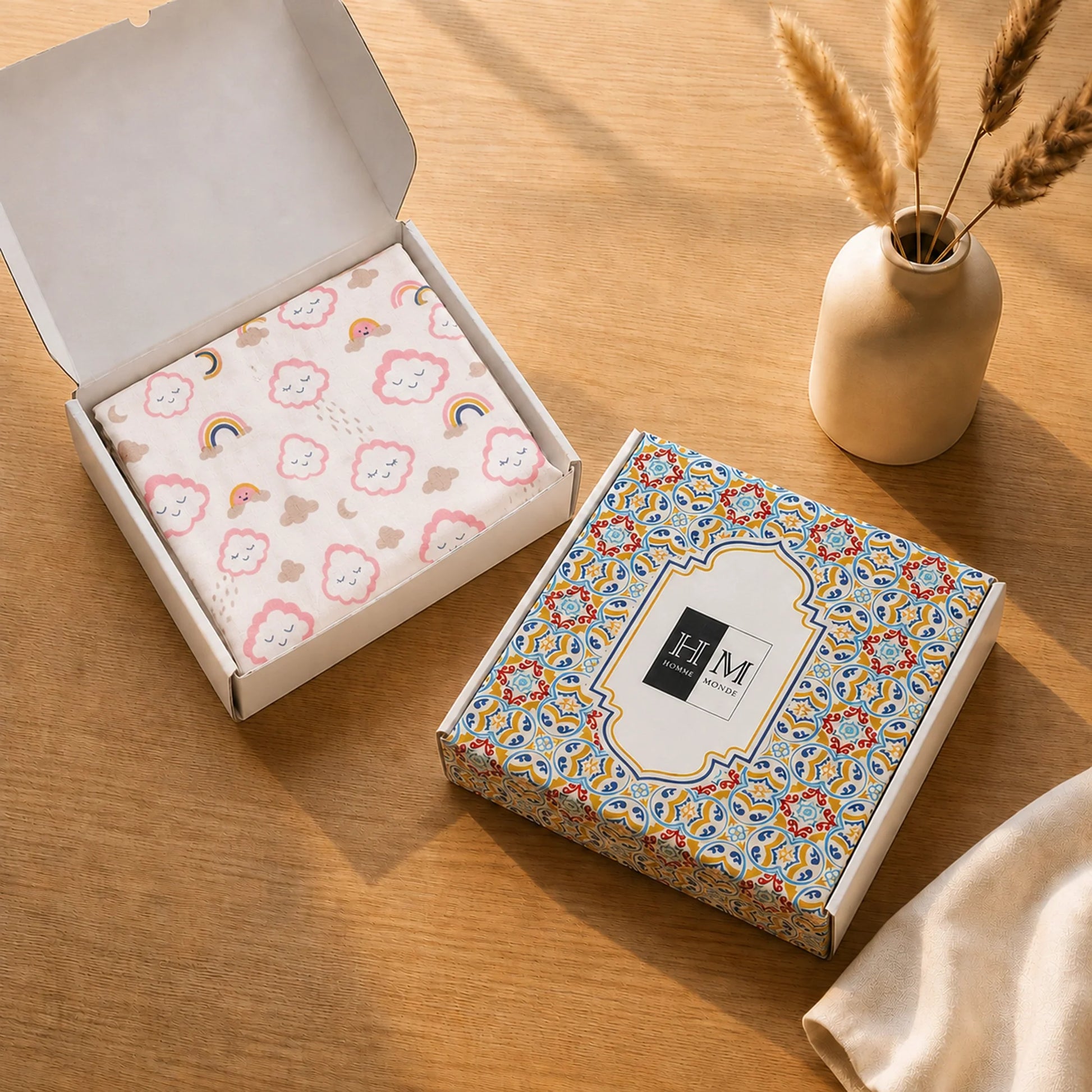 Printed Baby Dohar - Cloudnine-1