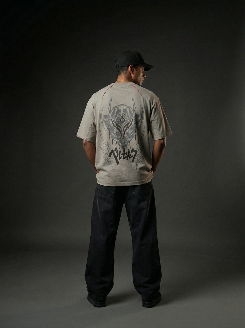 Berserk Oversized T-shirt – Dark Graphic Streetwear-4