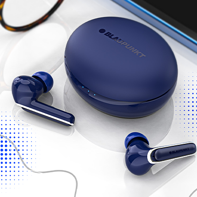 BTW100 Truly Wireless ENC Earbuds Refurbished Blue-5