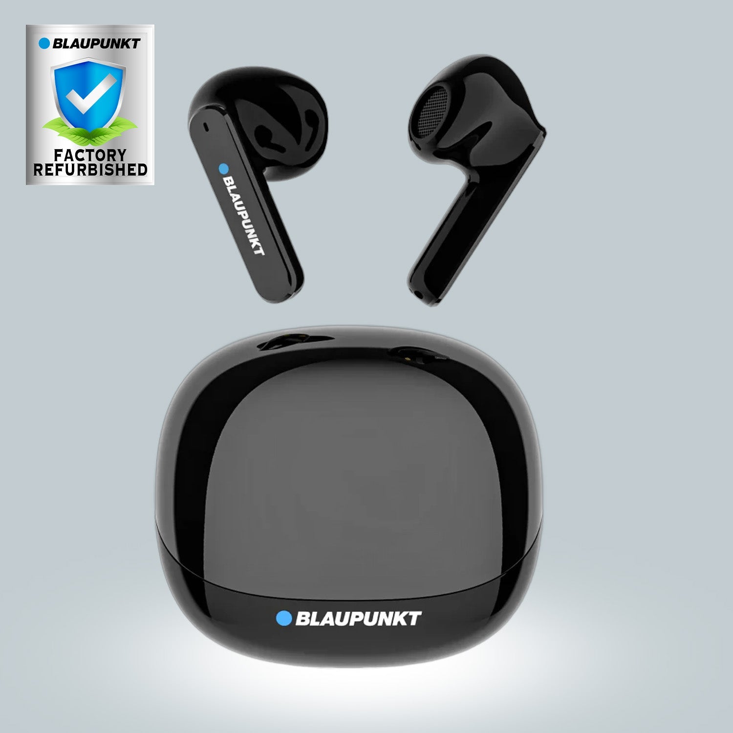 BTW12 True Wireless Bluetooth Earbuds Refurbished (Black)-1