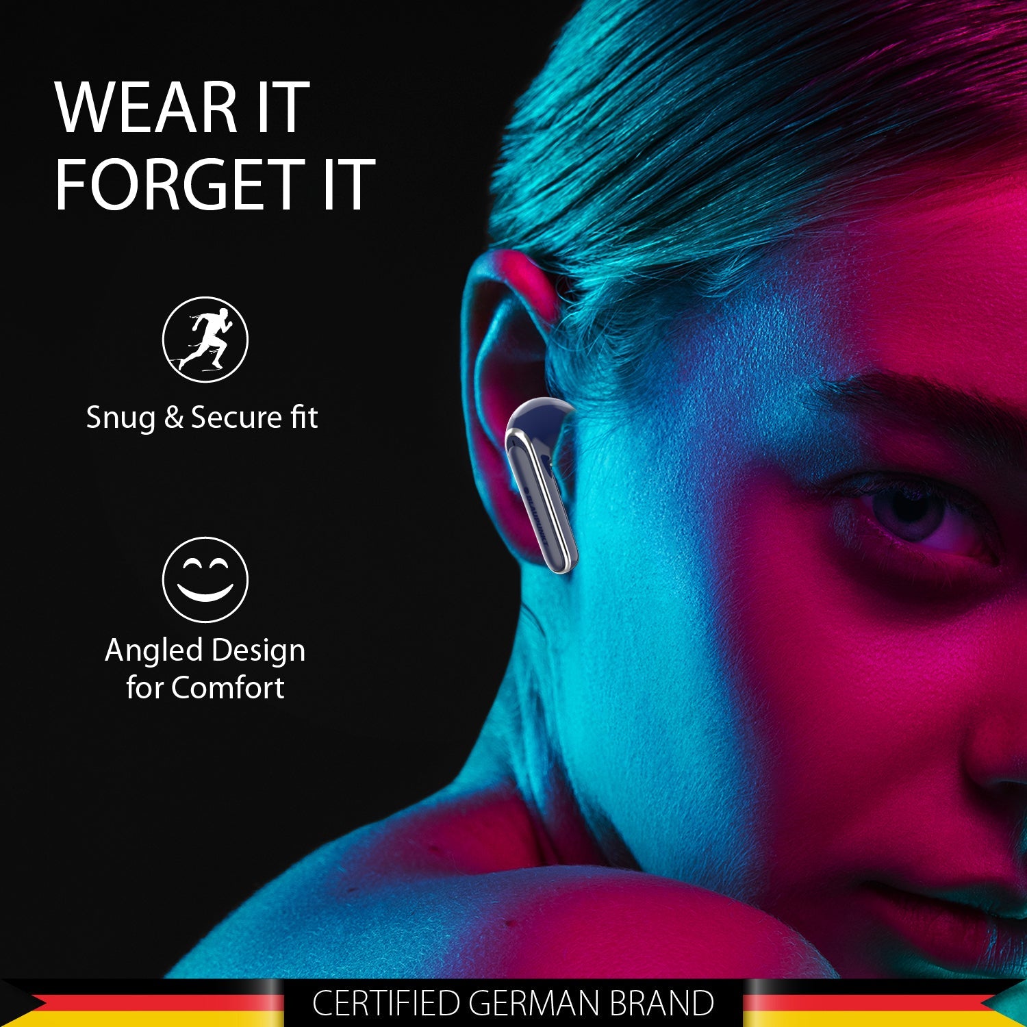 BTW100 Truly Wireless ENC Earbuds Refurbished Blue-4