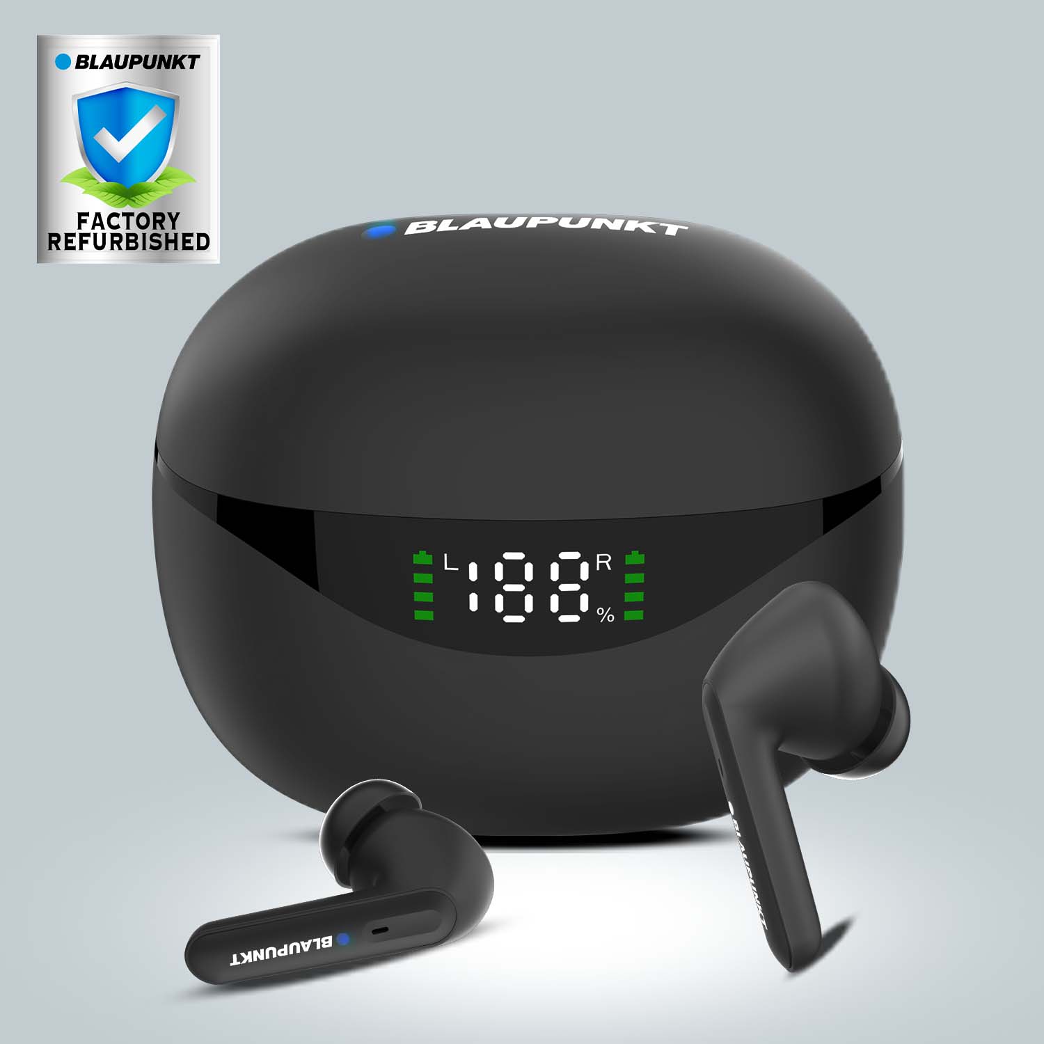 BTW20 TWS with LED Indicator Refurbished (Black)-1
