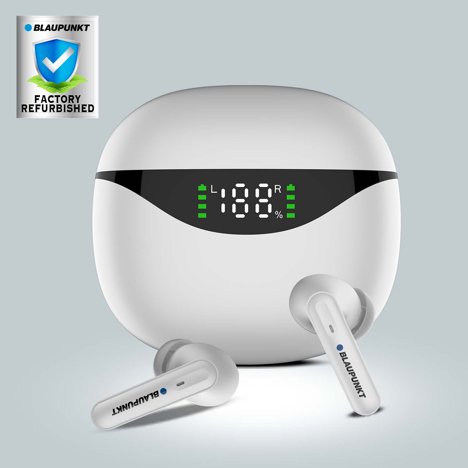 BTW20 TWS with LED Indicator Refurbished (White)-1
