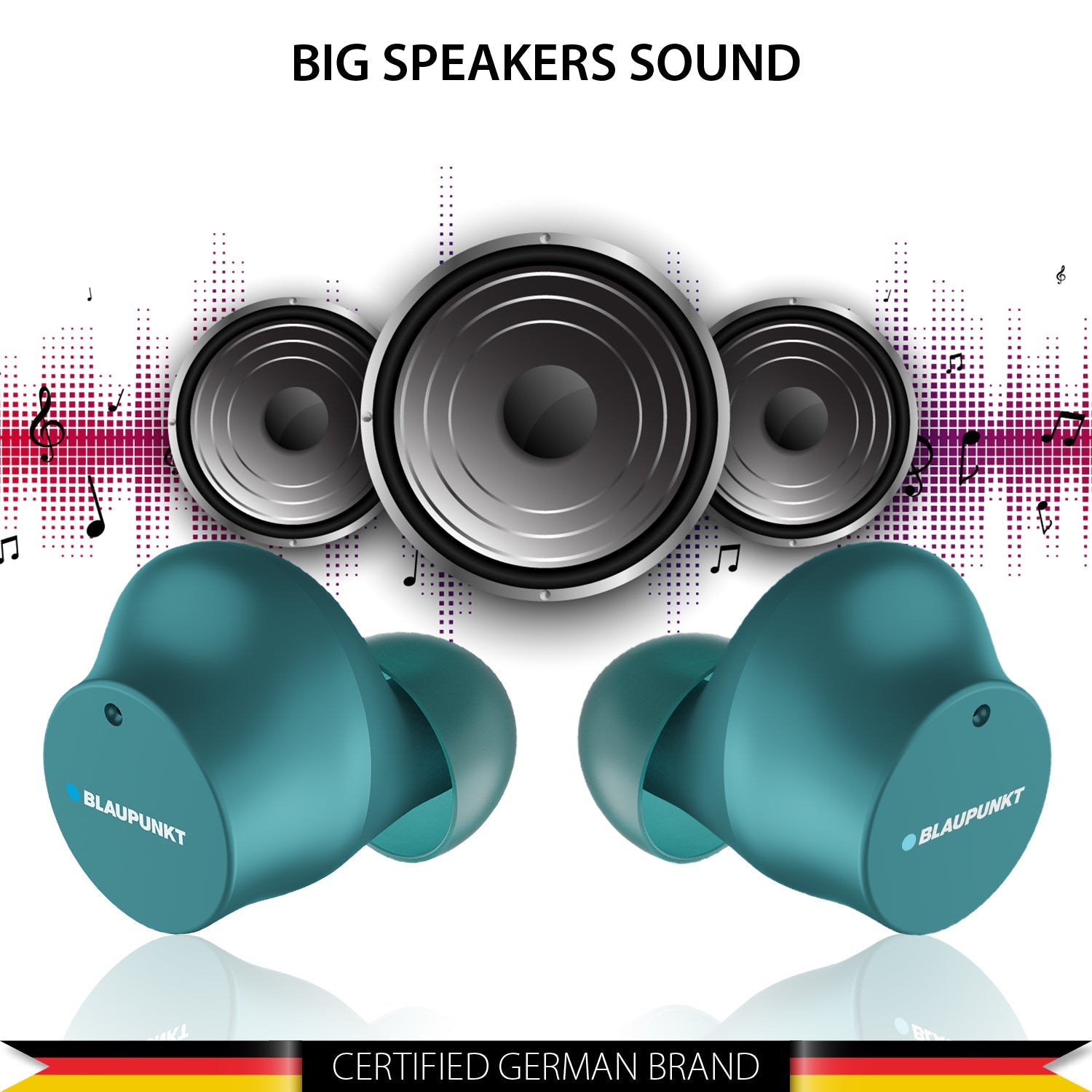 BTW25 Truly Wireless Earbuds (Green)-3