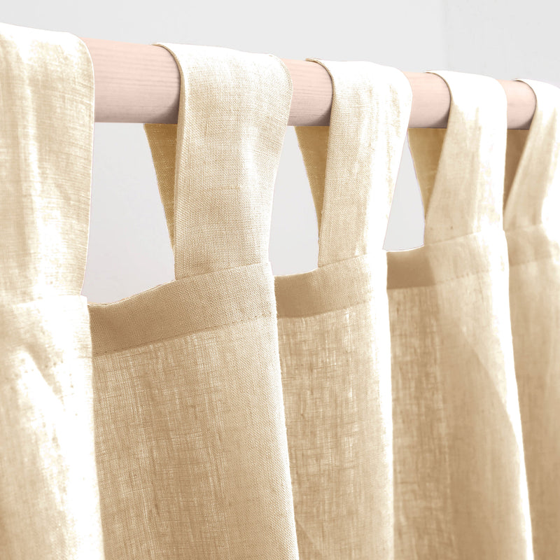 Fort Absolute - Beige Loop Sheer Curtain-2