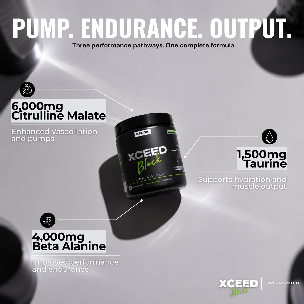 XCEED Black Series | Masala Lemon Pre-workout-4