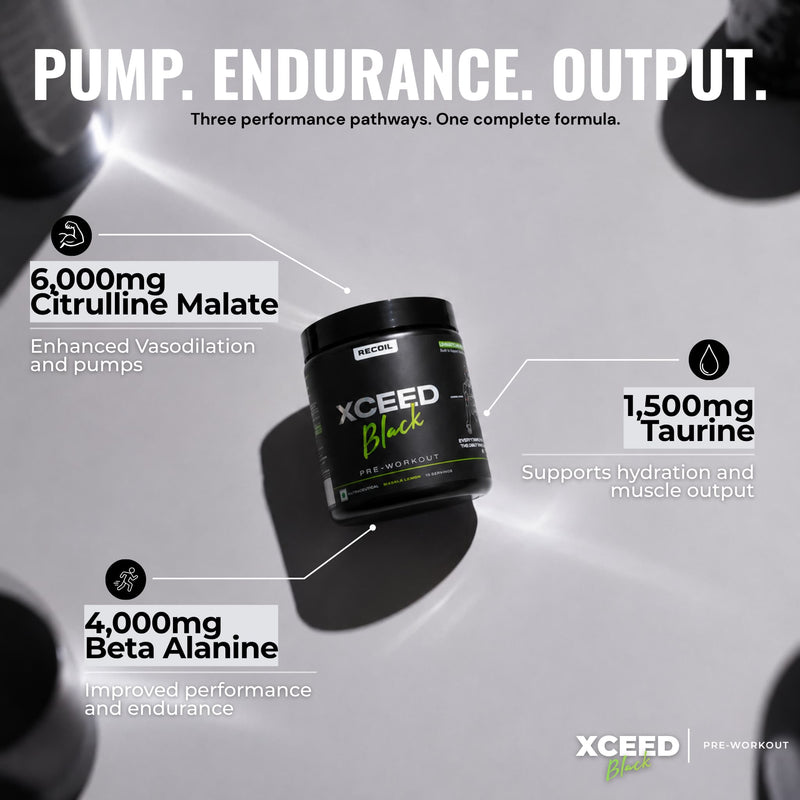 XCEED Black Series | Masala Lemon Pre-workout-4