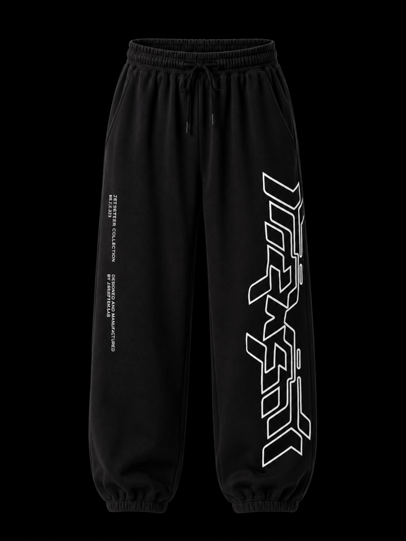 Black Techwear / Joggers-2