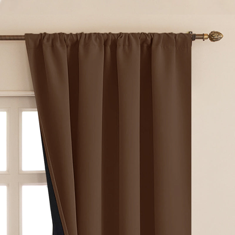 Fort Essential - Black Backing Blackout Curtain-3
