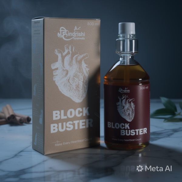 Hindrishi Ayurveda Block Busters for Weight management and High Cholesterol and Uric acid 500ml-1