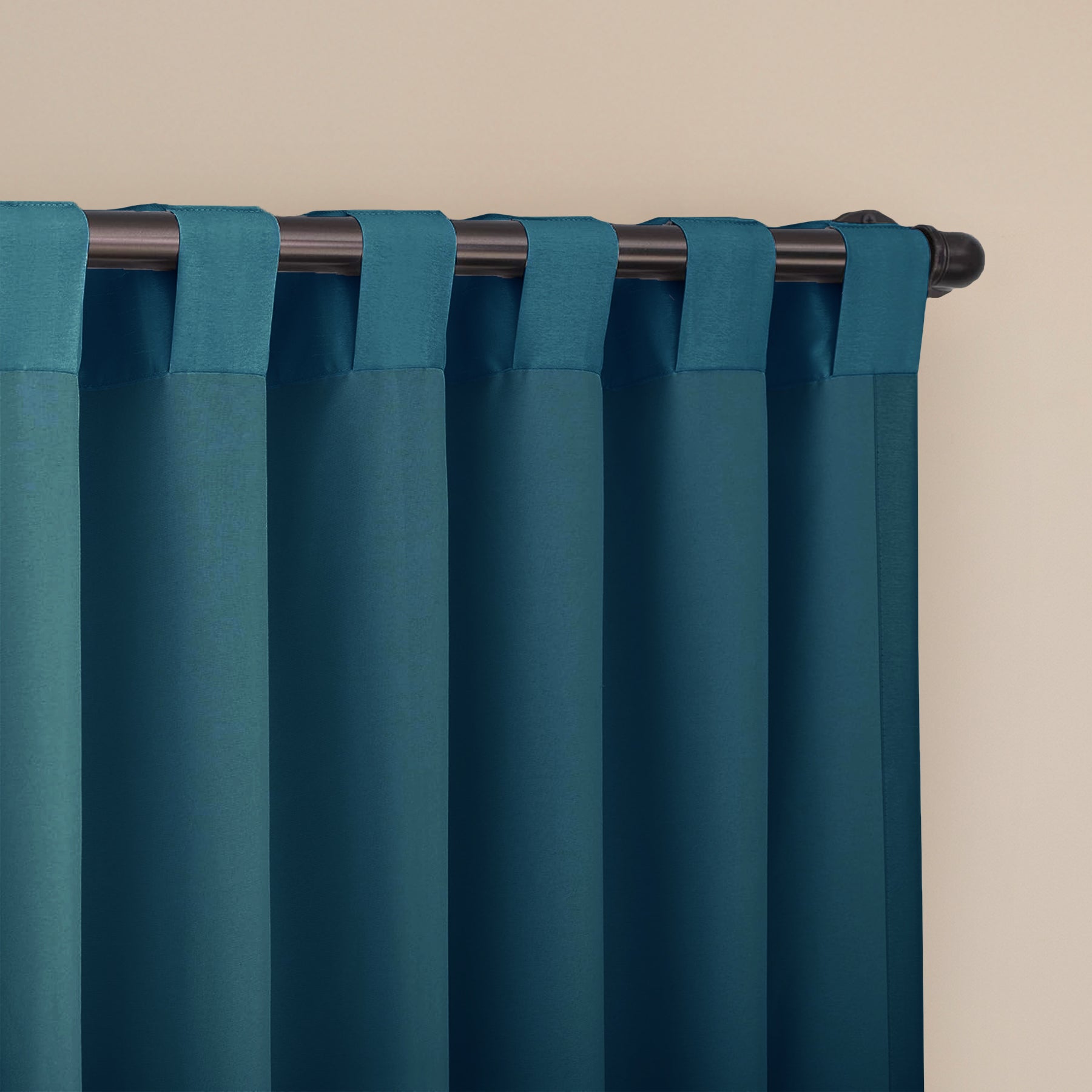 Fort Essential - Back Tab Blackout Curtain (Blue)-2