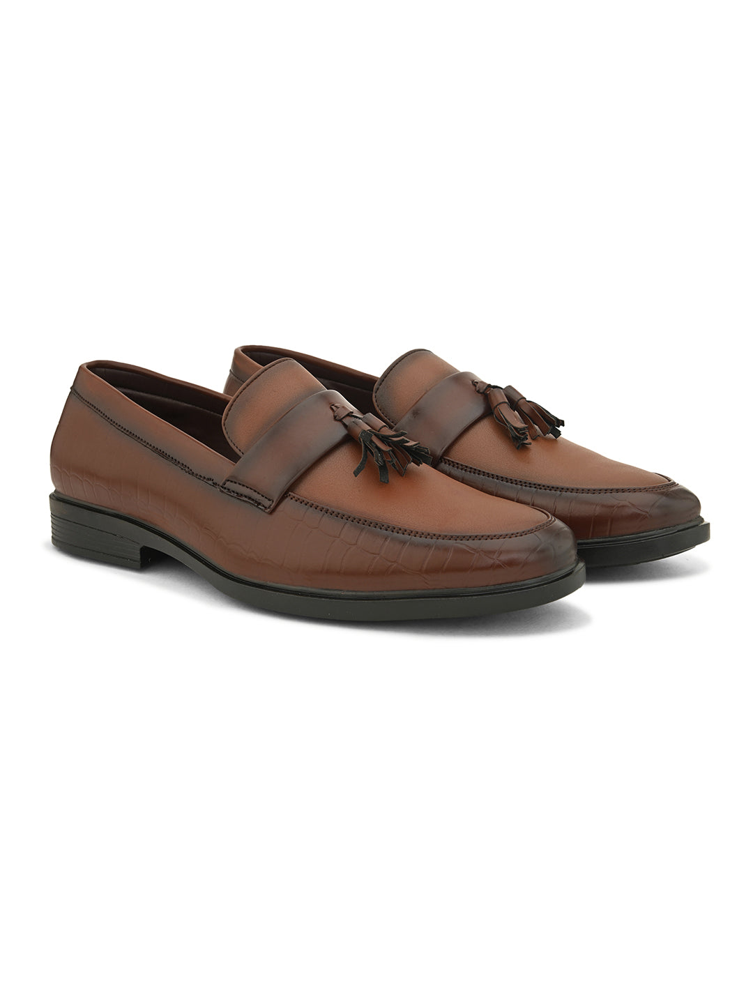 Men Leather Formal Loafers-5