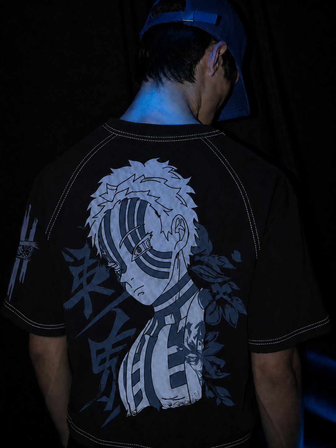 Akaza – Upper Moon Oversized T-Shirt-1
