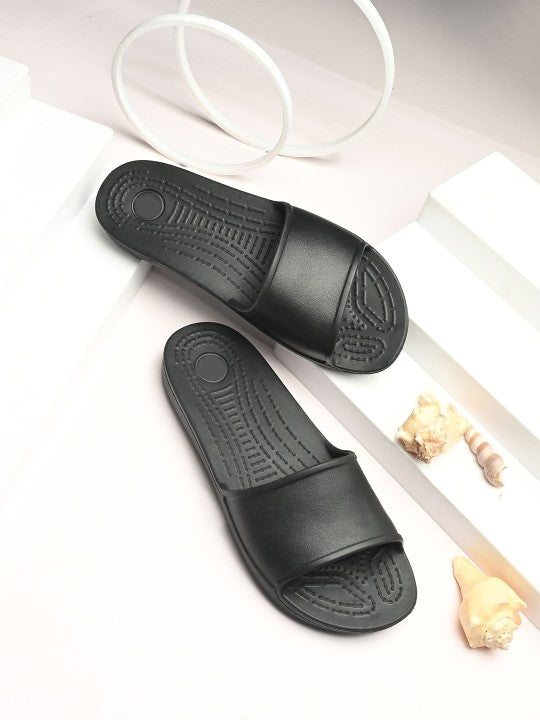 El Paso Women Solid Sliders-35